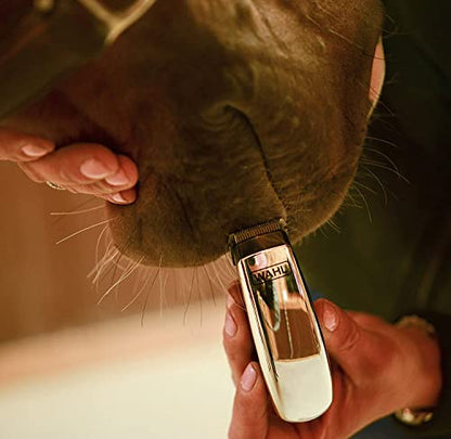 Wahl Professional Animal Equine Super Pocket Pro Trimmer | Ideal for Trimming Horse Ears, Eyes, Whiskers and Muzzle, Small and Concealable in Your Hand, Perfect for Quick Touch-Ups