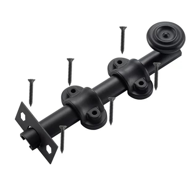 HOME MASTER HARDWARE 6 Inch Dutch Door Bolt and Latch, 1 Pack Oil Rubbed Bronze Slide Bolt Lock for Interior Dutch Doors, Barn Doors, Wooden Fence, Patio Doors