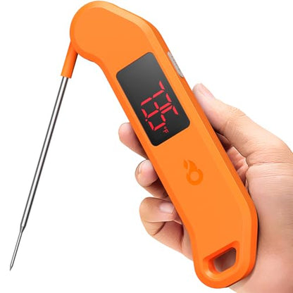 ThermoMaven 1 Sec Professional Digital Meat Thermometer, ±0.5℉ Accuracy - color: Orange