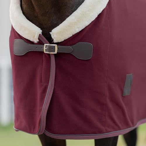 Equinavia Koselig Fleece Cooler - Cranberry Red - 70 in - color: Cranberry Red, size: 70 in