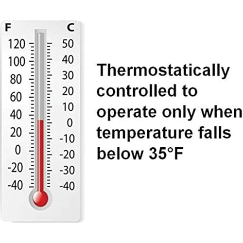 Farm Innovators 125 Watt Heated Base for Double Wall Metal Poultry Founts with 35 Degrees Fahrenheit Temperature and Below, Metallic