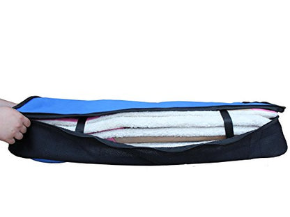 Tahoe Tack Easy Carry Breathable Nylon Saddle Pad & Blanket Carry Bag with Breathable Mesh Sides