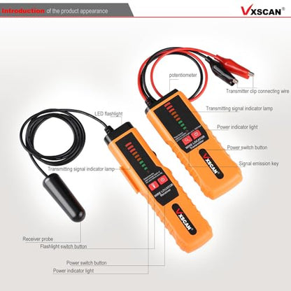 Underground Wire Locator, for Pet Fence & Cable Detection Irrigation Wires