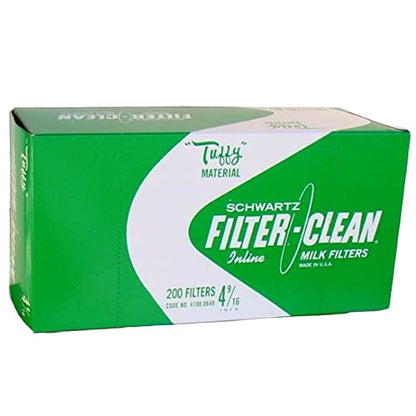 Small Milk Strainer Filter Disks Quick Flow USA Made 4 9/16 Pack of 200
