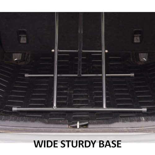 EASY-UP Folding Car Saddle Rack | Secure & Convenient Transport for Equestrian Enthusiasts | Color Black