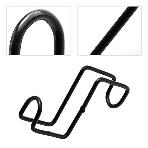 4 Inch Tack Hook Over Rail Bridle Hooks Heavy Duty Horse Water Bucke (2PCS) - size: 2 Pieces