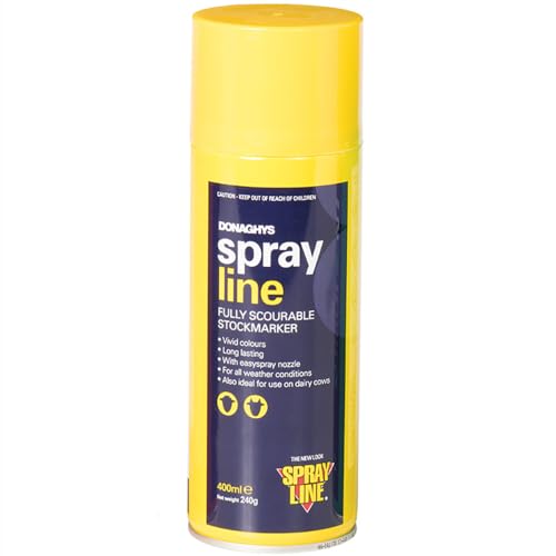 Sprayline Marking Paint for Sheep & Livestock (400mL - Yellow) - style: 400mL - Yellow