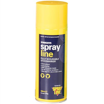 Sprayline Marking Paint for Sheep & Livestock (400mL - Yellow) - style: 400mL - Yellow
