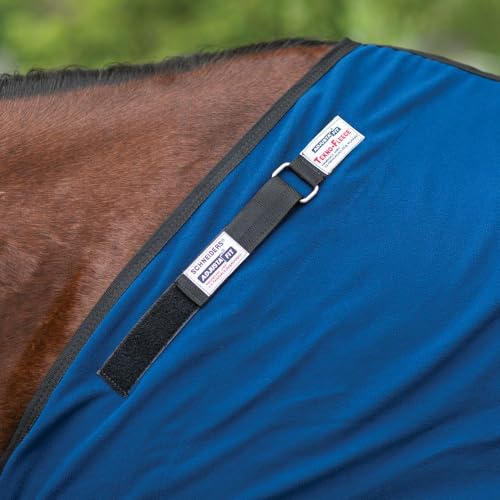 Dura-Tech Rapid Dry Horse Fleece Cooler | Post-Bath Drying & Comfort for Horses Cooler Blanket | Coolpass & Drying Technology | Maximum Airflow | Surcingle or Bellyband Fleece Cooler