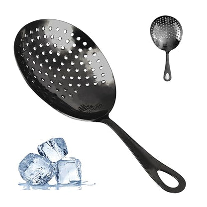 A Bar Above Julep Strainer, Matte Black Finish, 304 Stainless Steel - color: Black