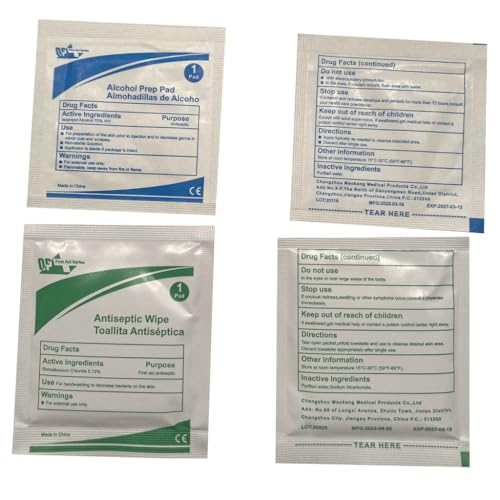 First Aid Kit Refill - 100 Piece - Extra Replacement Supplies for First Aid Kits, Loose Packed Restock Supply Pack