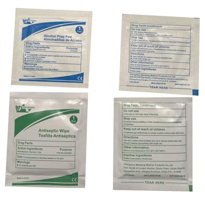 First Aid Kit Refill - 100 Piece - Extra Replacement Supplies for First Aid Kits, Loose Packed Restock Supply Pack