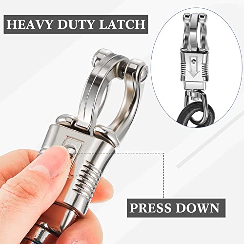 Riakrum 4 Pcs Bungee Horse Trailer Ties with Quick Release Snap,Black - color: Black