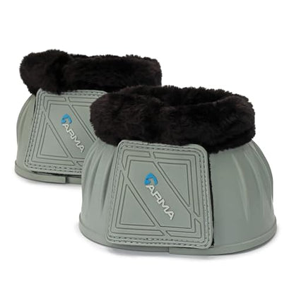 ARMA Fleece Trim Bell Boot (Grey, XX-Full) - color: Grey, size: XX-Full