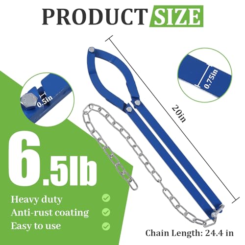 Fence Wire Fixer, Heavy Duty Fence Stretcher Tool for Horse Fence, Barb Wire Fencing, Wire Tightener Fence Repair Tool for Farm Ranch & Garden (Blue) - color: Blue