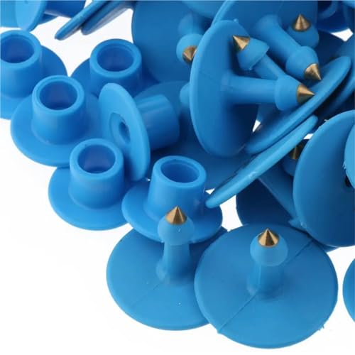 100PCS Small Pre Numbered Livestock Ear Tag for Pig Cow Cattle Goat Sheep Easy Identification