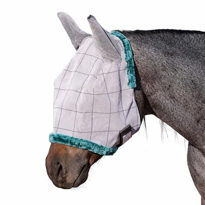 Farnam SuperMask II Horse Fly Mask with Ears, Small Size, Color May Vary