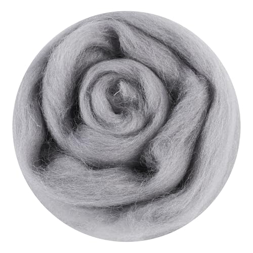 There are 170 Colors and 9 Shades Available This Woollen Yarn is Made of 100% Pure Wool Weighs 3.53oz(100 g) and issuitableformediumtolargeDIYneedlefeltingprojects (Black White Tones, F135) - color: F135, style: Black white tones