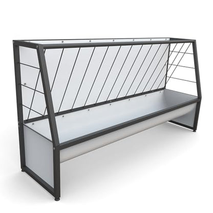5 Ft Pasture Hay Feeder 57 Gallon