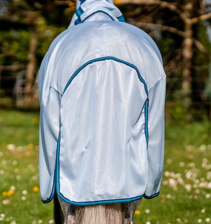 Horseware® Amigo® Bug Rug Fly Sheet 0g - Azure Blue/Navy & Electric Blue, 66 inches - color: Azure Blue/Navy & Electric Blue, size: 66 inches