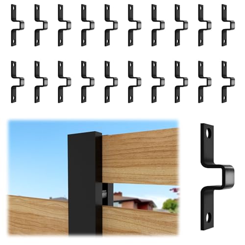 20 Pack Aluminum Privacy Fence Post Spacer - color: 20 Pack Spacer