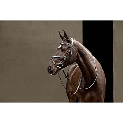 LeMieux Arika Grackle Bridle - color: Black/Silver, size: Pony