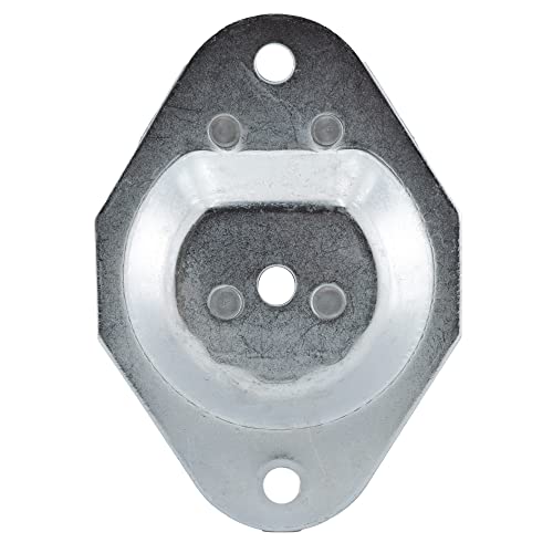 RecPro RV D-Ring Tie Down Anchors, 2,500 lb, 2-Pack - color: 2,500 lb capacity, size: 2 Pack