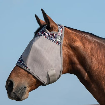 Cashel Crusader Fly Mask, Standard (American Wave, Yearling) - color: American Wave, size: Small