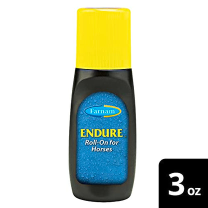 Farnam Endure Roll-On Fly Repellent for Horses Up to 7 Days Protection 3 oz