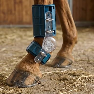 FlexorAide+ Equine Tendon Support Splint & Brace – 100% Radiolucent Equine First Aid First Responder Brace for Horse Tendon Injury, Front & Hind Limb – Made in USA