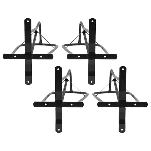 4Pcs Saddle Rack Wall Mounted 22.3 x 11.1 x 8.6 Inch for Horse - size: 4Pieces
