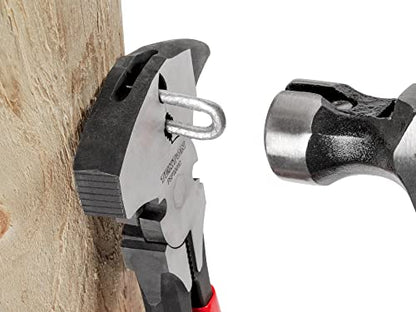 TEKTON 10-1/2 Inch Fencing Pliers | PSP10010, Red