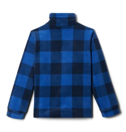 Columbia Kids Zing Iii Fleece - color: Mountain Blue Check, size: Large
