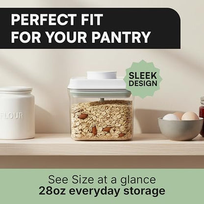 Bop Top Airtight Food Storage Containers | Pop-Top Lid | 3.5 Cups / 28 Oz - color: Single: 28 oz