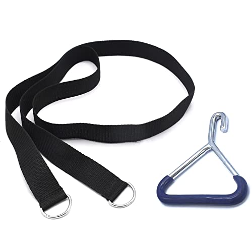 Nylon OB Calf Pulling Strap 60" for Aid in Difficult Births Use with OB Handle Goat Forceps, Cattle Delivery Instruments for Dairy Farm