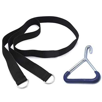 Nylon OB Calf Pulling Strap 60" for Aid in Difficult Births Use with OB Handle Goat Forceps, Cattle Delivery Instruments for Dairy Farm