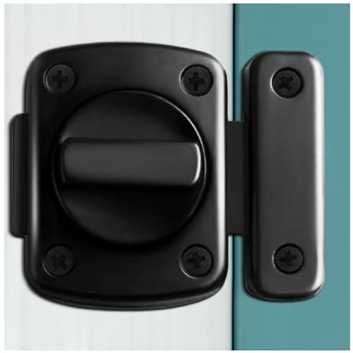 Door Safety Locks from Inside,Inner Door Reinforcement,Anti Pry - color: Black-1