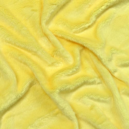 Surf turtle Yellow Super Soft Minky Fabric by The Yard, 36"x60" - color: Yellow