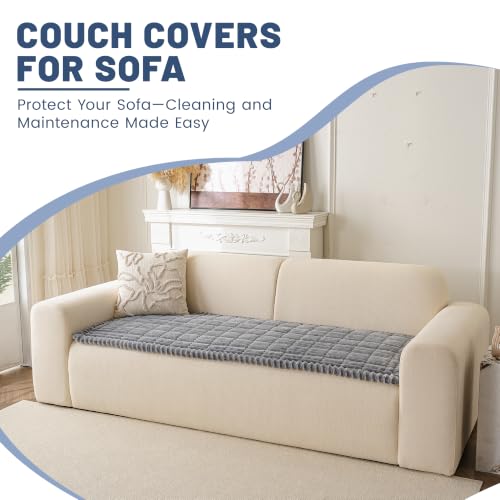 Waterproof Couch Cover for Dogs Washable (Light Grey, 27.6" x 59") - color: Waterproof Grey, size: 27.6"x 59.06"
