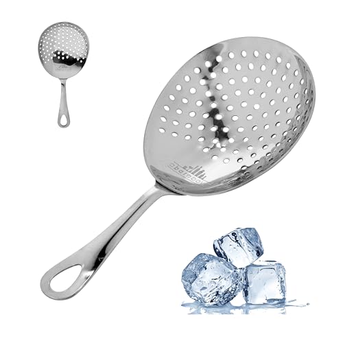 A Bar Above Julep Strainer, Stainless Steel Cocktail Sieve, 304 Grade - color: Stainless Steel