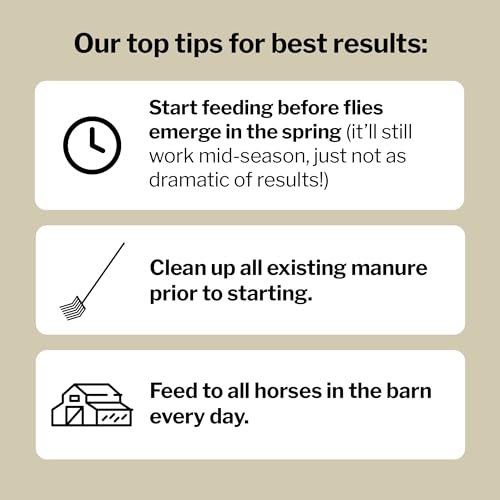 Formula 707 MultiFly Feed-Thru Fly Control Pellets for Horses - Palatable & Safe Fly Population Reduction (10 lb Bag - 182 Servings) - size: 10 lb Bag
