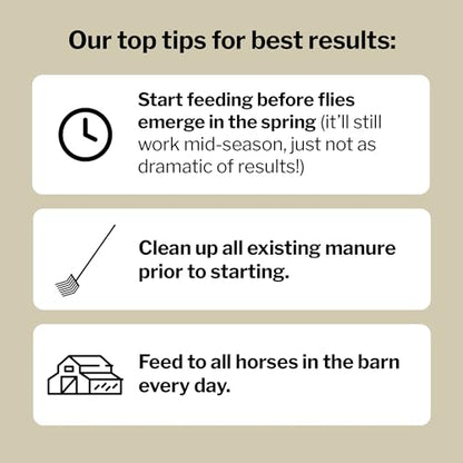 Formula 707 MultiFly Feed-Thru Fly Control Pellets for Horses - Palatable & Safe Fly Population Reduction (10 lb Bag - 182 Servings) - size: 10 lb Bag