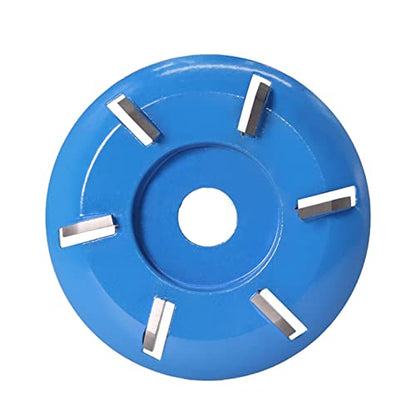 Arinda Goat Hoof Trimmers Tool - Professional Electric Hoof Trimming Disc, Metal Wood Carving Tools for Angle Grinder Attchments, Horses Cow Foot Repair (Blue 6 Teeth) - color: Blue 6 Teeth