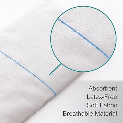 General Medi Sterile Abdominal Combine Pads - 25 Count 5" x 9" Individually Wrapped Absorbent & Thick Pads