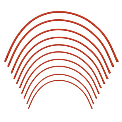 Rubber Lamb Feeding Tubes 16" x 14FR, for Goat Piglet Puppy,Red 10 Pack - color: 10 Pack, size: 14 FR