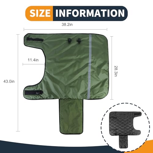 1 Pack Green Calf Coat, Calf Blanket, Warm Sheet for Calves, Goats, Donkeys and Other Livestocks