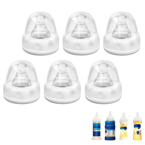 6 Pcs Bottle Nipple Compatible with Similac/Enfamil, Standard Flow