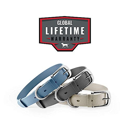 Tuff Pupper Heavy Duty Waterproof Dog Collar for Small, Medium & Large Dogs - color: Sky Blue