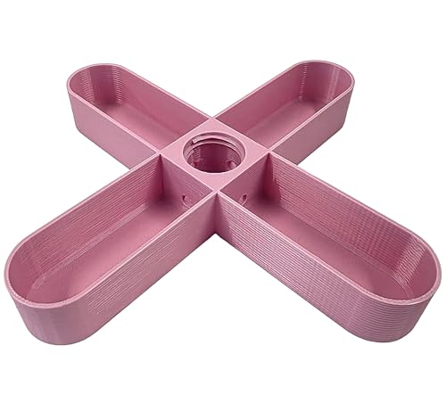 Pink 4 Way Anti Drown Soda Pop Chick Waterer for 20oz, 1 Liter, or 2 Liter Quail