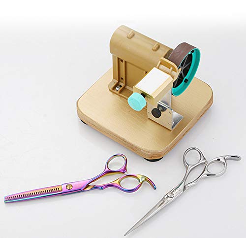 Professional Electric Hair Scissors Sharpener Grinding Machine Automatic Hair Cutting Shear Grinder Tool